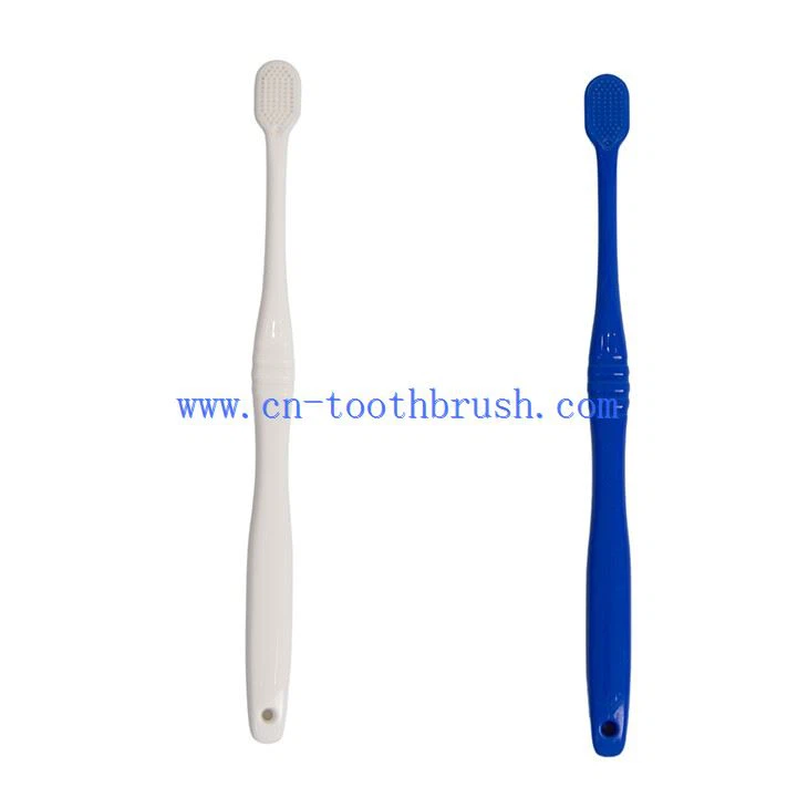 The Back Of Super Fine Nano Toothbrush With Tongue Cleaner